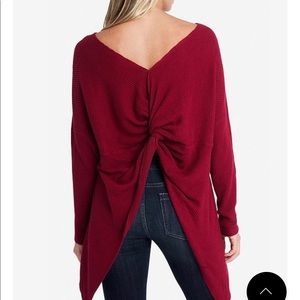 Ladies twist back shirt